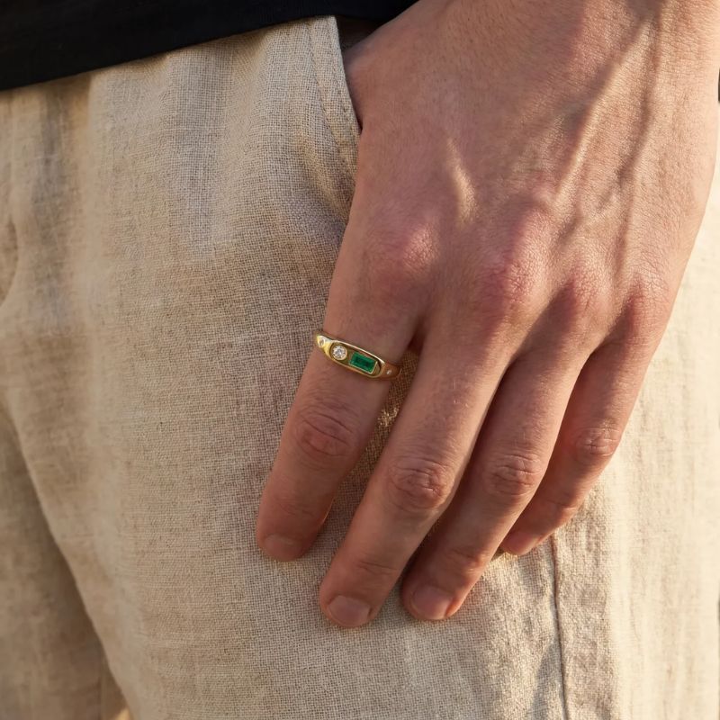 Anello Smeraldo Saint