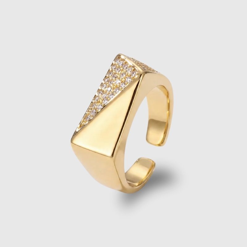Anello Smeraldo Laterale