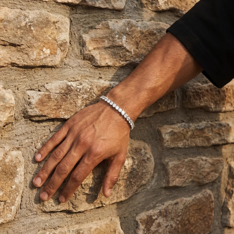Bracciale Tennis - 5mm - Bianco