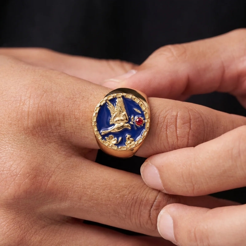 Anello Uccello Imperiale