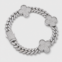 Bracciale Cubano Quadrifoglio Imperial