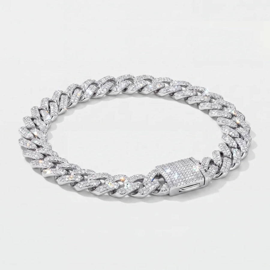 Bracciale Cubano Iced Prong