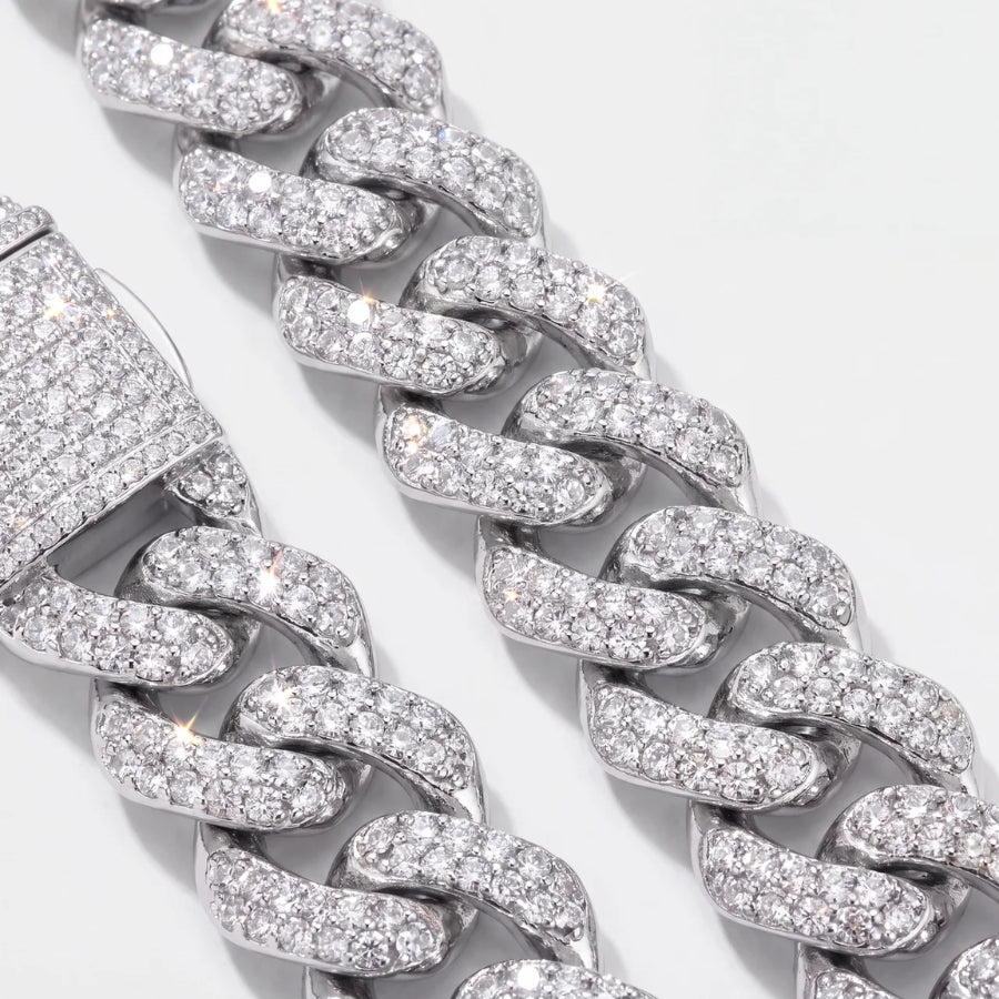 Bracciale Cubano Iced Prong
