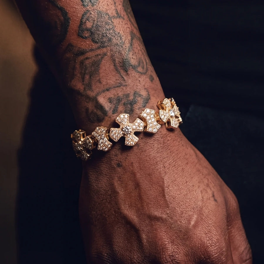 Bracciale Eternity Croce Sovereign