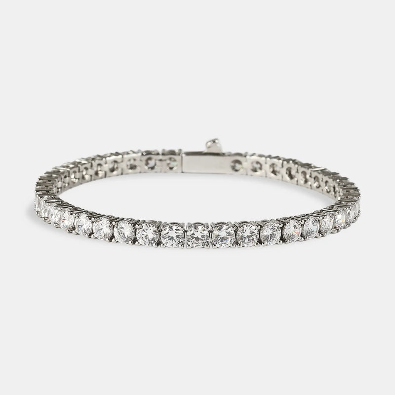 Bracciale Tennis - 5mm - Bianco