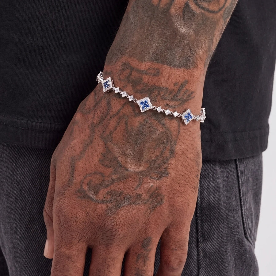 Bracciale Tennis Azure Crest