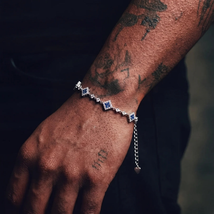 Bracciale Tennis Azure Crest