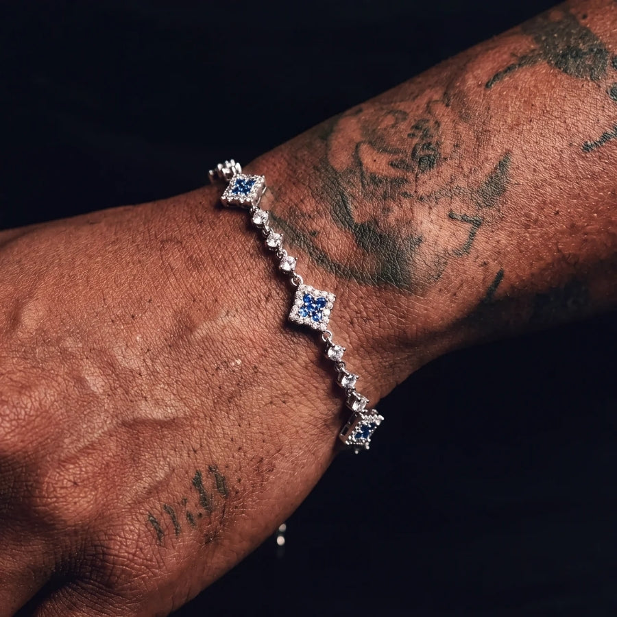 Bracciale Tennis Azure Crest