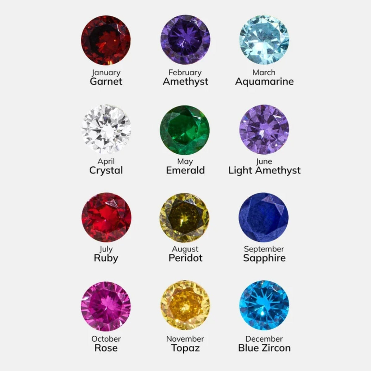 Floating Birthstone Custom Locket Necklace | Monrich