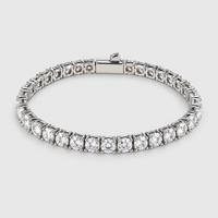 Bracciale Tennis - 5mm - Bianco