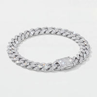 Bracciale Cubano Iced Prong