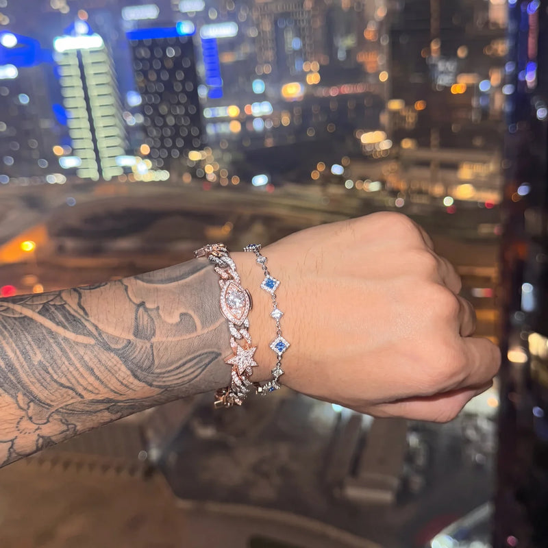 Bracciale Tennis Azure Crest