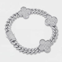 Bracciale Cubano Quadrifoglio Imperial