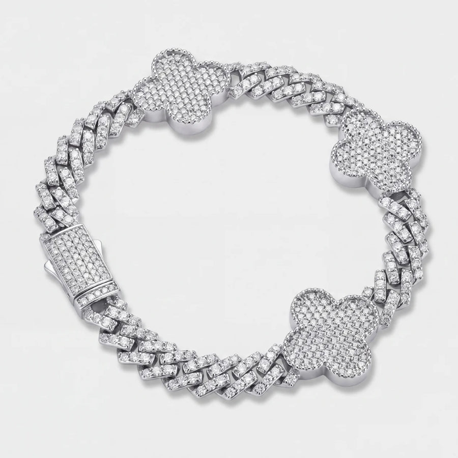 Bracciale Cubano Quadrifoglio Imperial