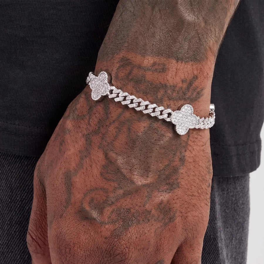 Bracciale Cubano Quadrifoglio Imperial