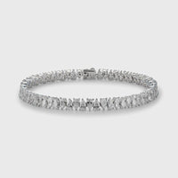 Bracciale Tennis Goccia Bianca