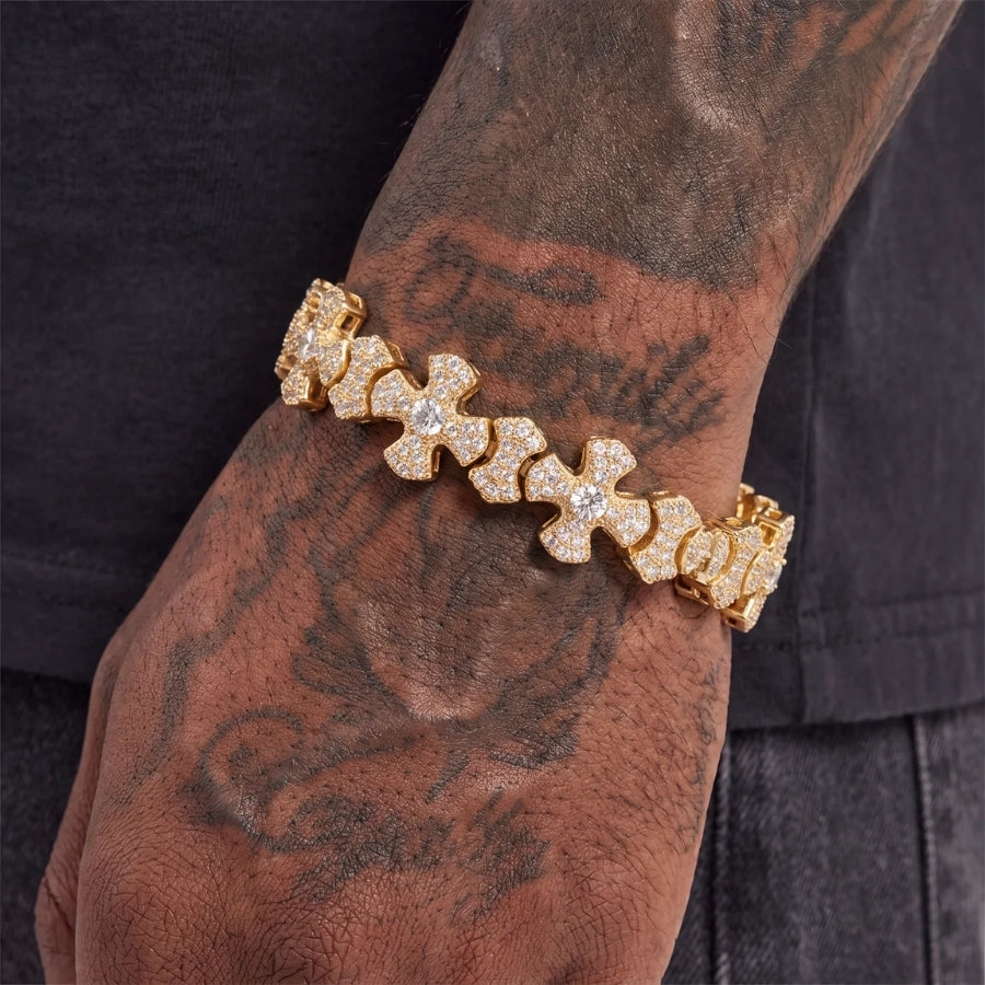 Bracciale Eternity Croce Sovereign