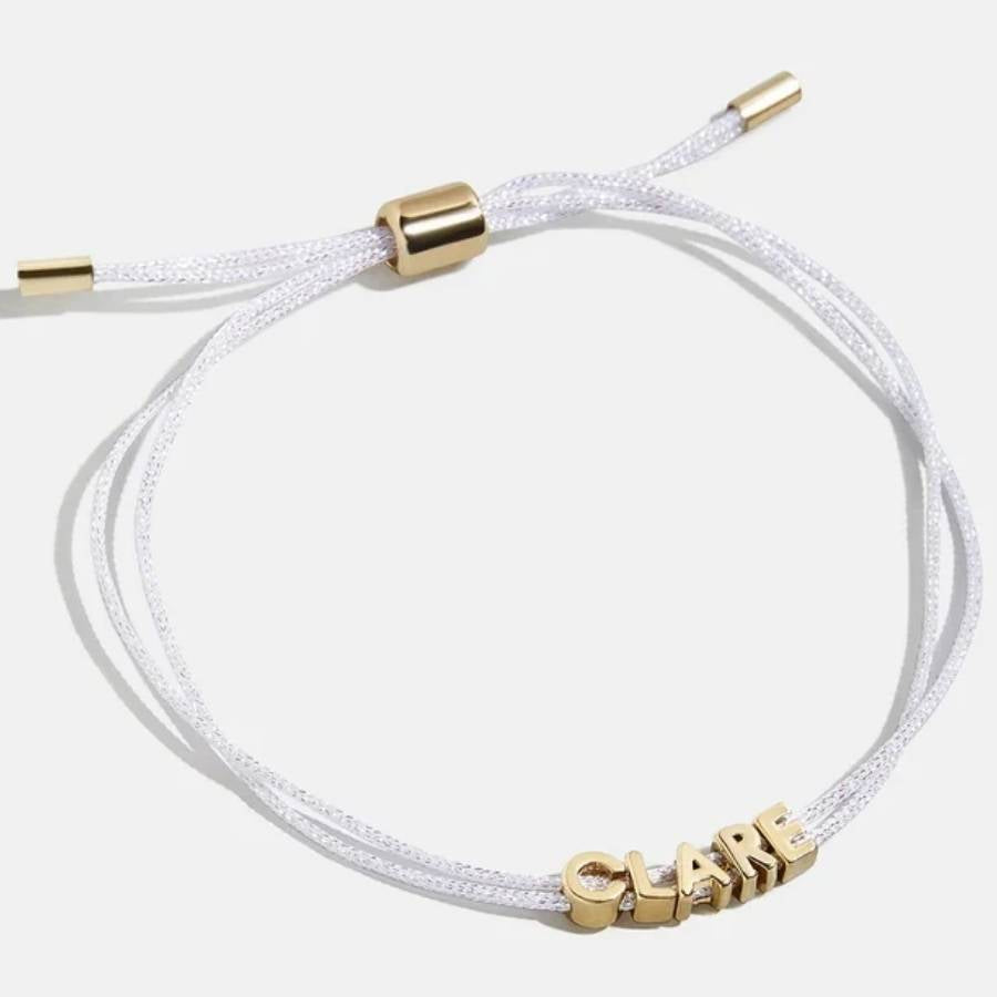 Tie One On Custom Cord Bracelet#Cord Colour_White
