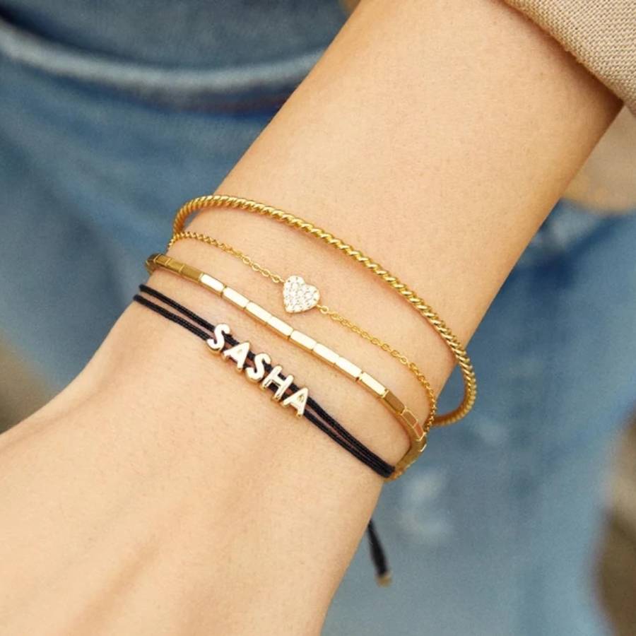 Tie One On Custom Cord Bracelet